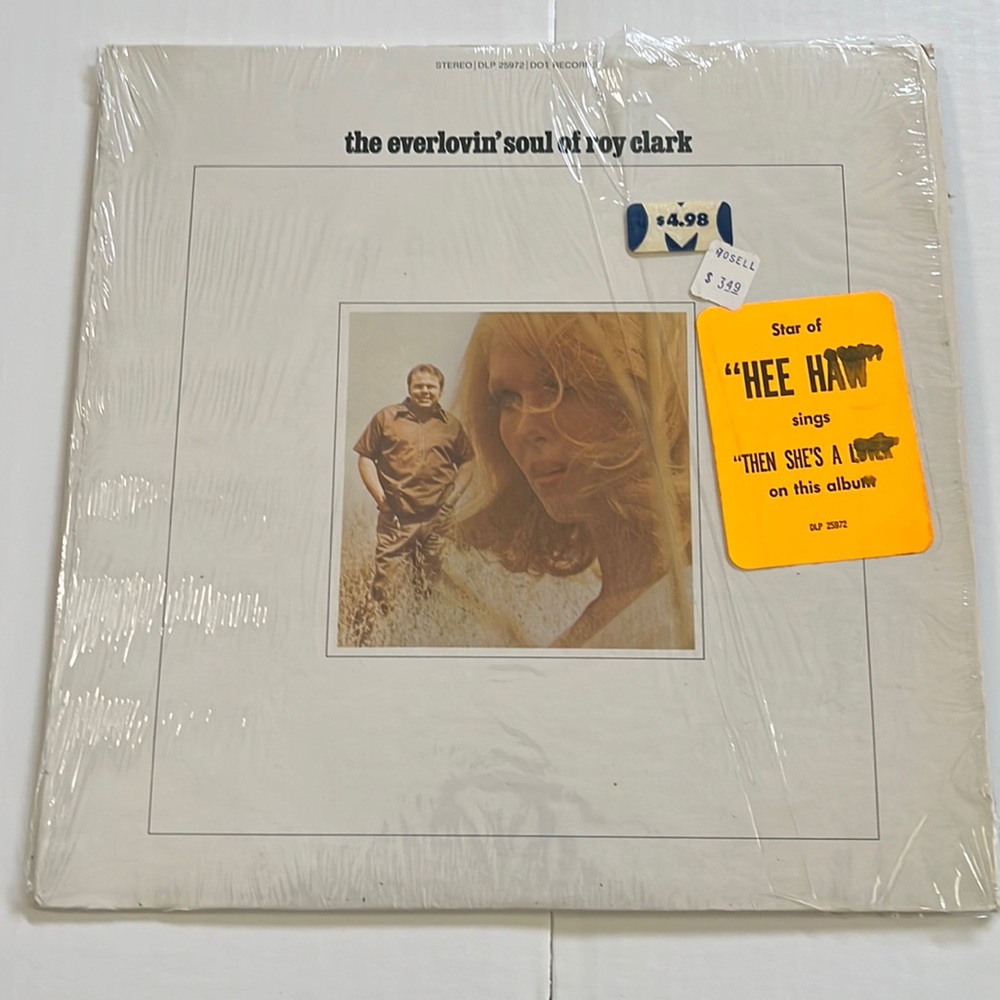 The everlovin’ soul if Roy Clark, star of Hee Haw. Dot records. 33 vinyl.
